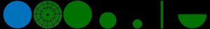 Те же апертуры (Кобальтовый голубой фильтр, фиксационная звезда с линейкой, большой круг и малый, точка, щель, полукруг) с «бескрасным» фильтром